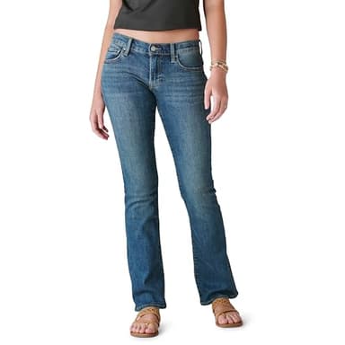 Lucky Brand Women's Mid Rise Sweet Bootcut Jean, Ocean Road, 27W X 30L