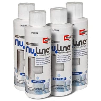 (4)-Pack NuLine HVAC Condensate Nu-Line Drain Cleaner, 8 Ounce