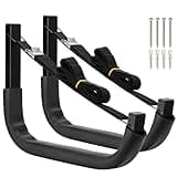 Kayak Storage Hooks, 15.5Inch Wall Mount Paddle Board Storage Rack, Heavy Duty Surfboard Hanger (Load Copacity 150LB)