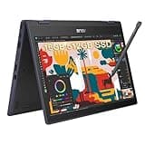 Asus flip S 14 2 in 1 Touchscreen Laptop for Student & Business (14" FHD, 16GB RAM, 512GB SSD, Intel Core i3-N305 (> i5-1135G7)) Ruggedized & Spill-resistant, 10-Hr Battery Life, Webcam, Win 11 Pro