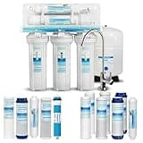 Geekpure 5-Stage Reverse Osmosis RO Drinking Water Filter System with Extra 7 Filters-75 GPD