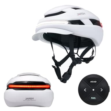 JARSH Commute Smart EBike Helmet with Lights | NTA-8776 Certified for Electric Bikes, Scooters | Cycling Helmet Night Ride | Turn Signal | Fidlock Buckle | Electric Bike Helmet for Adults, Men, Women