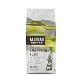 Allegro Coffee Decaf Organic French Roast Ground Coffee, 12 oz (Pack of 1)