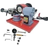 HQHAOTWU Saw Blade Grinding Machine with 4.92" Grinding Wheel Saw Blade Grinding Sharpening Machine Circular Saw Blade Sharpener Grinder Alloy Saw Blade Sharpener Machine Adjustable Motor Angle 220V