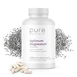 Pure TheraPro Rx Optimum Magnesium Lysinate Glycinate & Di-Magnesium Malate, Made in USA | 4 Month Supply | Chelated Magnesium for Maximum Absorption, Supports Bone Health & Energy, 240 Count