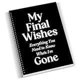 Rovhity My Final Wishes Planner – End of Life Organizer for Adults & Seniors | Legacy Binder for Passwords, Documents, Final Plans & Funeral Wishes | Emergency & Estate Planning Book