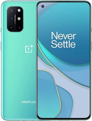 OnePlus 8T+ 5G 12GB(RAM)+256GB 120Hz Display (T-Mobile/Sprint Unlocked) KB2007 Single SIM Smartphone - Aquamarine Green (Renewed)