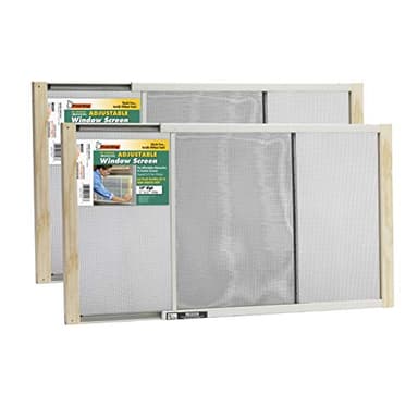 Frost King 2AWS1537 WB Marvin Adjustable Window Screen, 15in High x Fits 21-37in Wide (2 Pack)