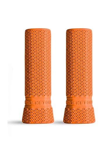 RocketGrip Octopus Pickleball Paddles Grip (2-Pack) – Soft Silicone Undergrip for Pickleball Paddles – Cushioned, Sweat-Resistant Fit – Vibration Dampening Pickleball Accessory (Orange)