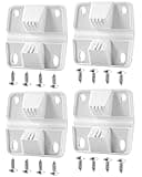 Cooler Plastic Hinges Replacement for Coleman Coolers - Replacement Hinges for Coleman Xtreme Coolers, Rubbermaid Cooler Parts Ice Chest Hinges - 4 Pack