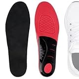 Linkidea 2 Pairs Arch Support Shoe Insoles Compatible with Skechers Bobs B, Flex 3.0, Vigor 2.0, Replacement Shock Absorption Cushion Inserts (US Men 6.5-7.5/Women 8-9)