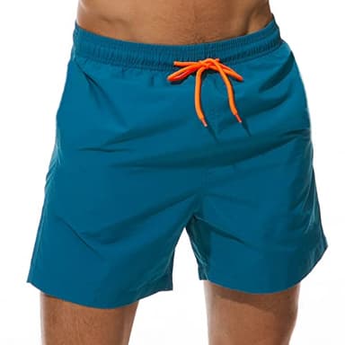Dissolving Swim Trunks Prank Shorts Funny Gift for Brother Boyfriend Bachelor Beach Party in The Swimming Pool(Aqua Blue,Large)