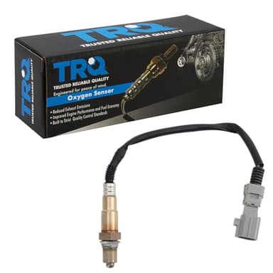 TRQ O2 Oxygen Sensor 4 Wire Narrow-Band Compatible with 2004-10 Toyota Highlander V6 3.3L, 2007-13 Lexus RX350 V6 3.5L, 2004-06 Toyota Sienna V6 3.3L, 2011-13 Toyota Highlander V6 3.5L