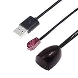 CERRXIAN Infrared Remote Control Extender Cable, IR Repeater Hidden Cable with IR Signal Receiver & IR Emitter & USB Power Cable (2M/6.5ft)