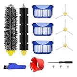Replacement Parts for iRobot Roomba 600 Series 694 675 692 690 676 695 677 671 680 660 650 620 614 610 600 & 500 Series 595 585 564 Vacuum Robot 3 side brush 3 AeroVac filters 1 bristle & beater brush
