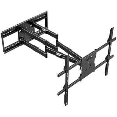 Mount-It! The Beast Full Motion TV Wall Mount for Extra Large 85, 90, 98, 100, 110" TVs with 39 Inch Long Reach Extension Arms - 275 Lbs Capacity Heavy Duty Dual Arm TV Mount
