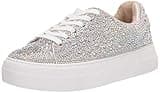 Betsey Johnson womens Sidny Sneaker, Rhinestone, 7.5 US