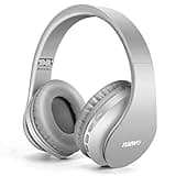 TUINYO Get Immersed in Audio Wireless Headphones - Over Ear, Bluetooth, Foldable & with Mic - Perfect for Travel, Work, TV and Cellphone - Grey