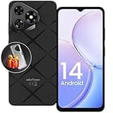 Ulefone Note 19 (6+32GB) Unlocked Cell Phones, Android 14 Go, 6.56” Screen 5000mAh Battery, 8+5MP Camera, Ultra-Slim Lightweight 4G Dual SIM Smartphone 3-Card Slots Face ID Mobile Phone- Black