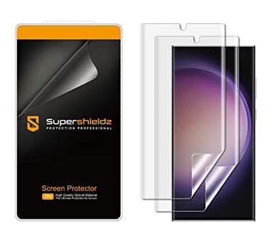 Supershieldz (2 Pack) Designed for Samsung (Galaxy S23 Ultra) Screen Protector, High Definition Clear Shield (TPU)