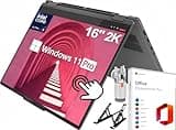 Lenovo Yoga 7i 2-in-1 Business Laptop, 16" 2K Touchscreen, Intel 12-Core Ultra 5 125U, 16 GB RAM, 1 TB SSD, Backlit KB, Fingerprint, Wi-Fi 6E, Win 11 Pro, with Lifetime Office & Designed Accessories