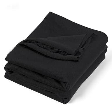 Black Speaker Grill Cloth, 67x20 Inch Speaker Fabric, Speakers Cloth for Home/Stage Speakers, Vintage Carpet Subwoofer, Audio and KTV Boxes (Black Mesh Fabric)