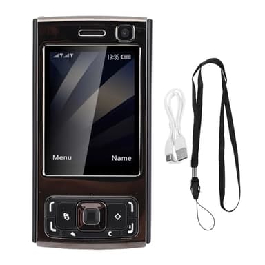 GOWENIC Unlocked Slider Phone, 2G GSM Mobile Phone 2.0 Inch Screen 1000mAh Battery Dual SIM MP3 MP4 Player with Loud Speaker and, for Easy Operation and Portability (Black)