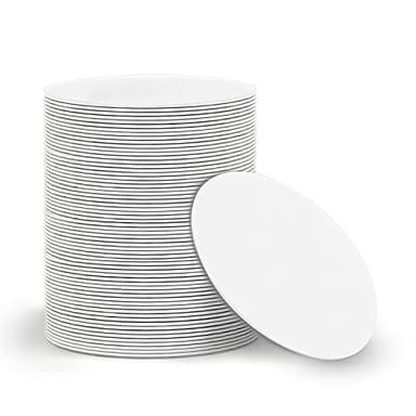 50pcs NFC Cards NFC Tags Ntag215 chip NFC215 tag rewritable NFC Coin Cards， Compatible with Tagmo and NFC Enabled Mobile Phones and Devices, Round (25 mm/ 1 Inch)