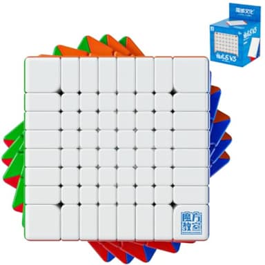 Bukefuno MoYu Meilong 8x8 V3 Speed Puzzle Cube MFJS 8x8 Magic Cubes Moyu Cube Stickerless Meilong 8x8x8 Cubing Classroom MF8 Speed Education Toys