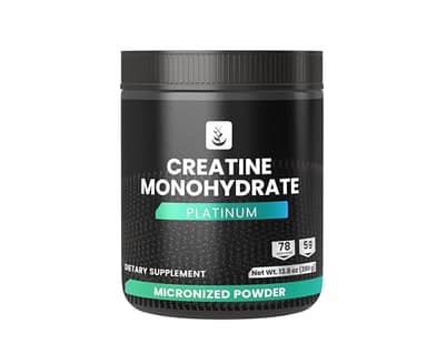 PURE ORIGINAL INGREDIENTS Creatine Monohydrate Powder, 13.8 oz, Dietary Supplement, Micronized