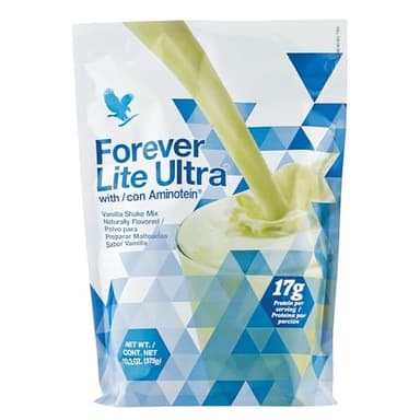 Forever Living - Forever Lite Ultra Vanilla Protein Shake Mix with Aminotein - Low Carb Drink for Lean Muscle Mass & Support Healthy Nutrition - 13.2 oz