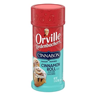 Orville Redenbacher's Popcorn Seasoning Cinnabon Bakery Inspired, Cinnamon Roll Flavor, 3.3 oz.