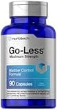 Horbäach Go Less Bladder Control Pills | 90 Capsules | Maximum Strength for Women and Men | Non-GMO & Gluten Free Formula