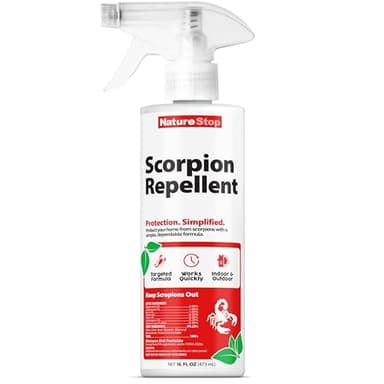 NatureStop Scorpion Repellent Spray, Scorpion Spray for Indoor & Outdoor Use, 16 oz (475mL)