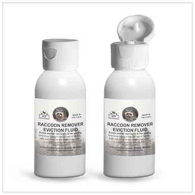 Raccoon Eviction Fluid 2 Oz Predator Scent Repellent Deterrent | Effective + Safe to Get Rid of Mama Raccoon & Young Out of Attic Chimney Basement House | Made of Predatory Glands Fox Coyote Urine
