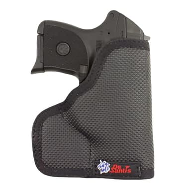 DeSantis Nemesis Pocket Holster - Pocket Holsters for Concealed Carry, Gun Pocket Holster, Ambidextrous, Fits the KelTec P32, P3AT, Ruger LCP 380CAL, Taurus 738 TCP 380CAL, S&W Bodyguard 2.0, Black