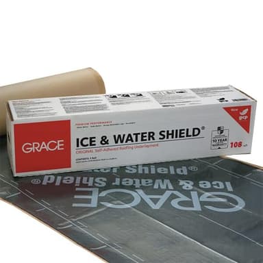 Grace Self Adhering Ice and Water Shield 36 Inch x 66.6 Feet (200 Square Feet) - Single Roll
