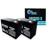 2 Pack Replacement for Shoprider Echo 3 SL73 Battery - Replacement UB12100-S Universal Sealed Lead Acid Battery (12V, 10Ah, 10000mAh, F2 Terminal, AGM, SLA)
