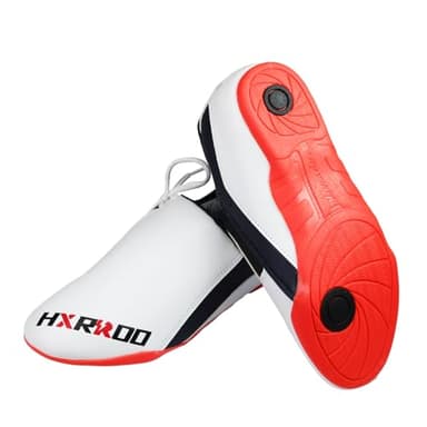HXRROO Taekwondo Martial Arts Shoes - Lightweight and Soft for Kids Youth Adult (37: Men 6/Women 7) White