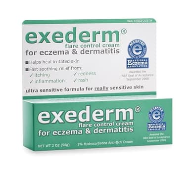 Exederm Flare Control Cream for Eczema & Dermatitis, 2oz