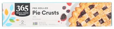 365 By Whole Foods Market, Frozen Pie Dough, 19.7 Ounce