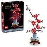 LEGO Icons Plum Blossom Building Sets for Adults - Artificial Flower for Dinner Table Centerpiece, Living Room Home Decor, Ages 18+ - DIY Craft Kits - 10369