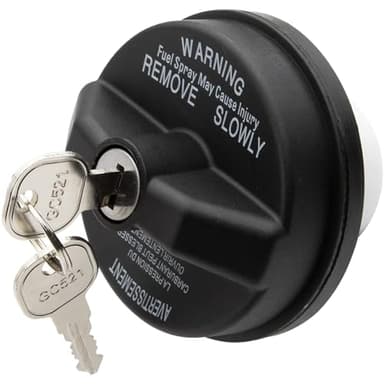 Locking Gas Cap, Fuel Tank Cap with Key For Dodge Jeep Ram Cherokee Grand Cherokee Wrangler TJ LJ JK JKU JL JLU JT Liberty Compass,5278655AB,05278655AB