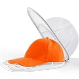 Eiito Hat Washer for Washing Machine,Hat Cleaner for Baseball Caps with Frame Cage and Mesh (1Pack white with mesh)