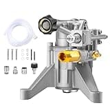 Tool Daily 7/8" Shaft Vertical Pressure Washer Pump, Replacement Power Washer Pumps for Cold Water Gas Pressure Washer, 2400-2800 PSI, 2.3 GPM, Compatible with GCV160, 308653078, RY802900, HU80709A