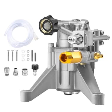 Tool Daily 7/8" Shaft Vertical Pressure Washer Pump, Replacement Power Washer Pumps for Cold Water Gas Pressure Washer, 2400-2800 PSI, 2.3 GPM, Compatible with GCV160, 308653078, RY802900, HU80709A