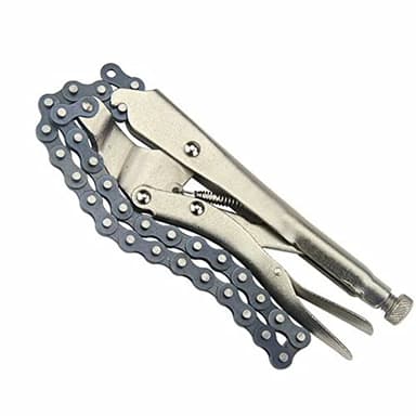 VCT Locking Chain Clamp W/ 19" Chain Plier Locking Grip Wrench Oil Filter Pipe Vise