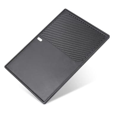 QuliMetal Reversible 7598 Griddle Replacement Parts for Weber Spirit 300 & GS4 Spirit II 300 Series Grills, Spirit E310, Genesis Silver Gold B C, Genesis 1000-5000 Cast Iron Griddle Plate 7658, 1 Pack