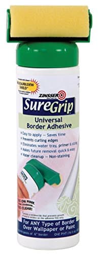Zinsser SureGrip Universal Border Adhesive Bottle, 16-Ounce