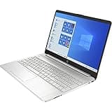 HP 15-inch Touchscreen Laptop, AMD Ryzen 3 3250U, 8 GB RAM, 256 GB SSD, Windows 11 Home in S Mode (15-ef1020nr, Natural Silver)